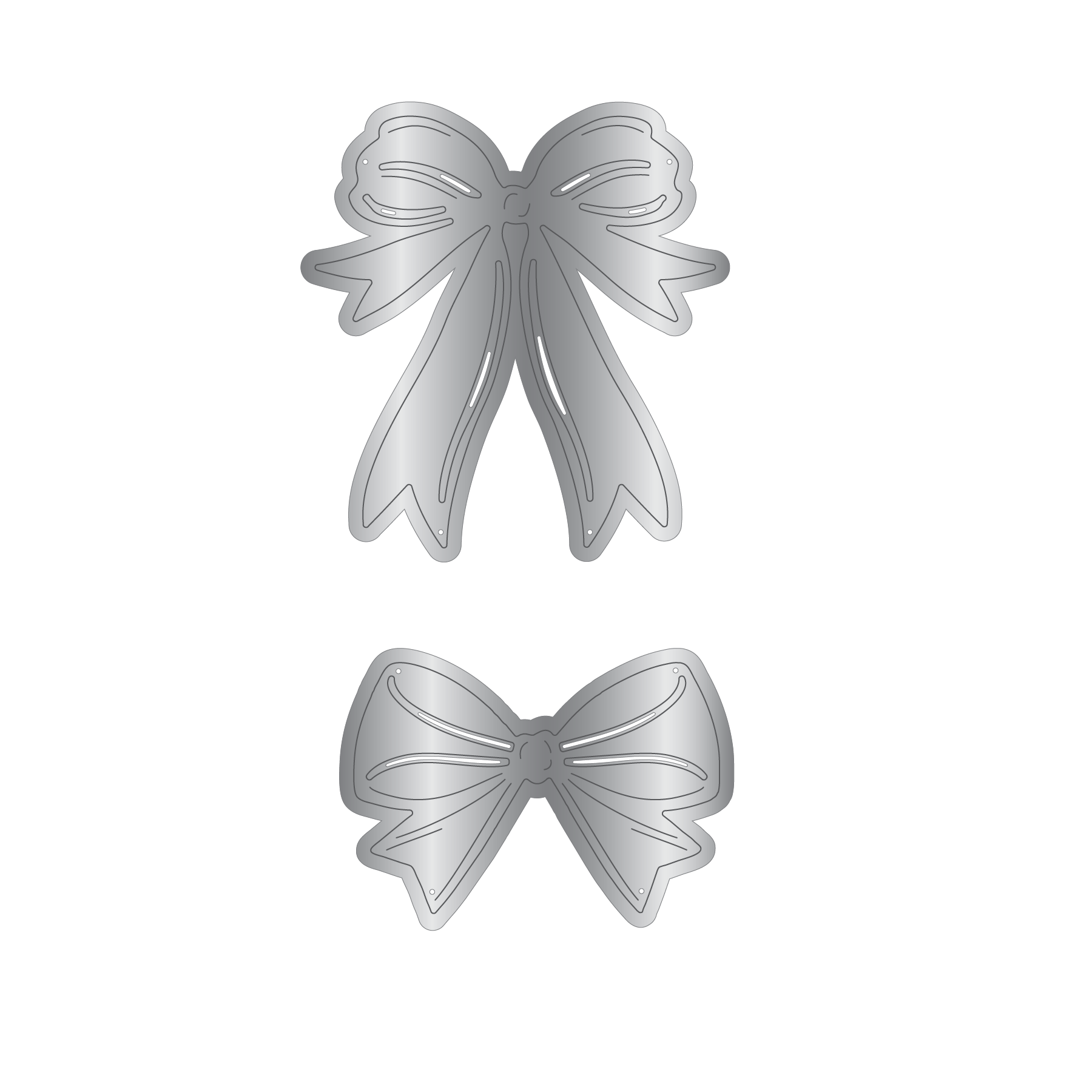 Crafters Companion Metal Die Christmas Embellishment - Bows