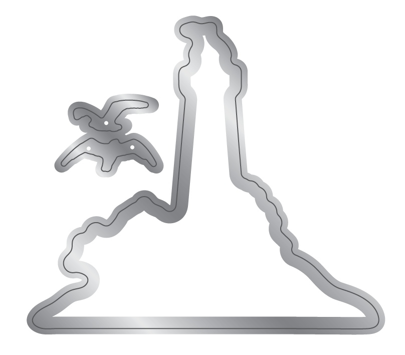 Crafter's Companion Message in a Bottle Stamp & Die – Lighthouse Scene