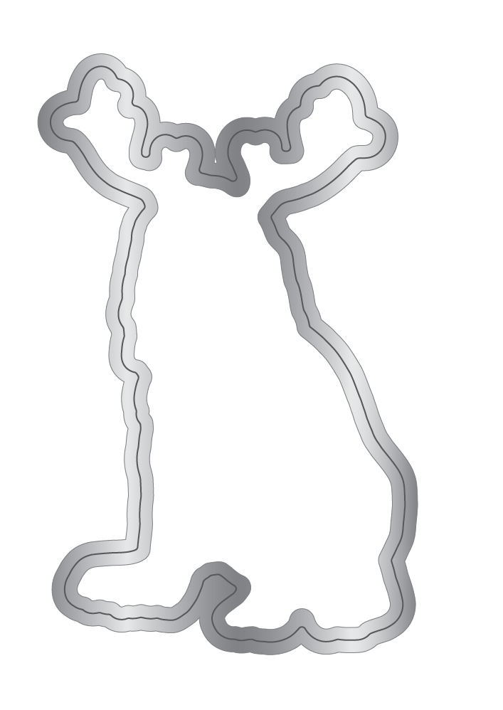 Crafter’s Companion Santa Paws Stamp and Die - Beagle