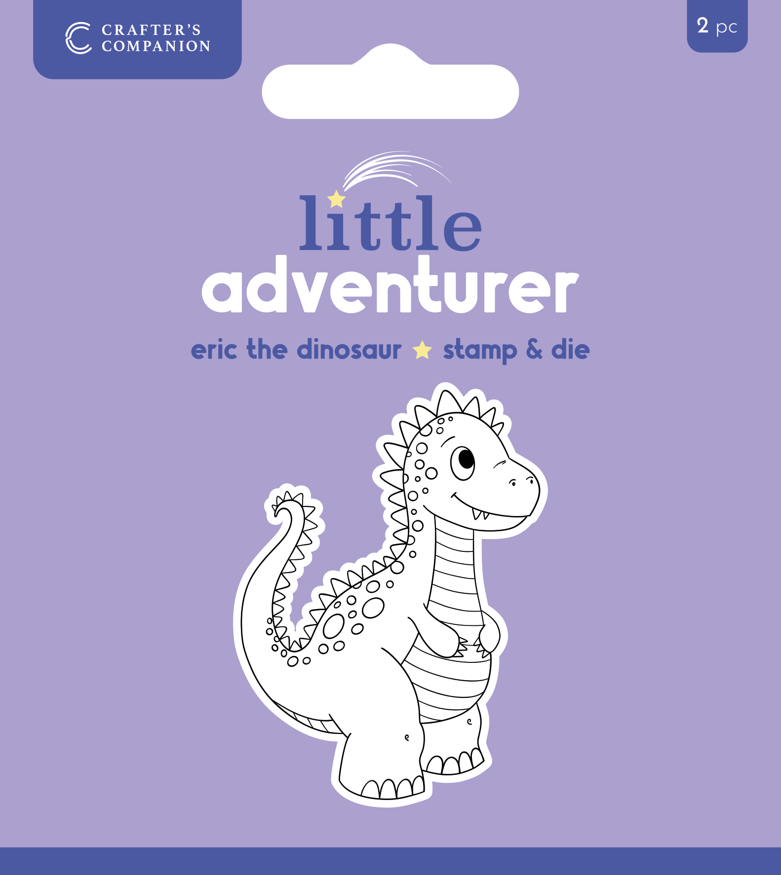 Crafters Companion Stamp & Die - Eric the Dinosaur