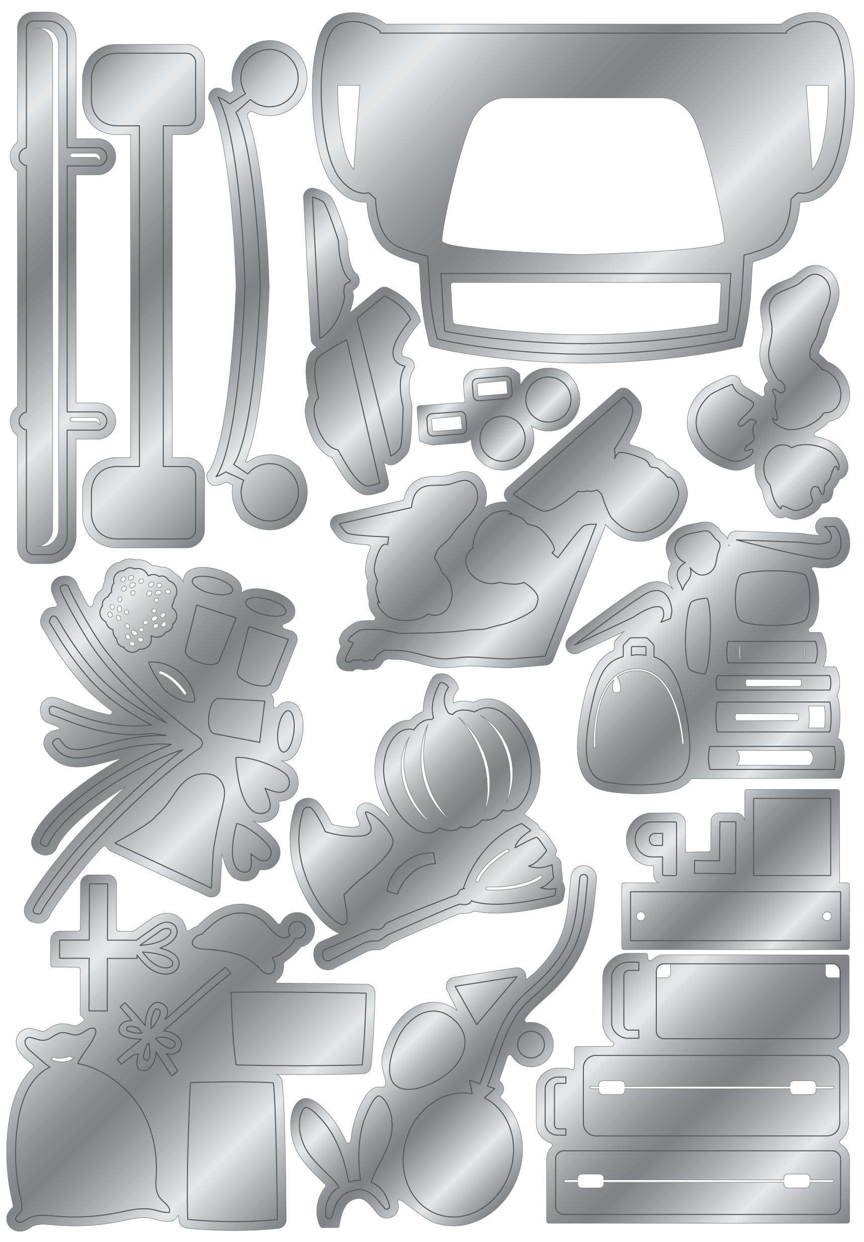 Crafter's Companion Stamp & Die - Seasonal Car