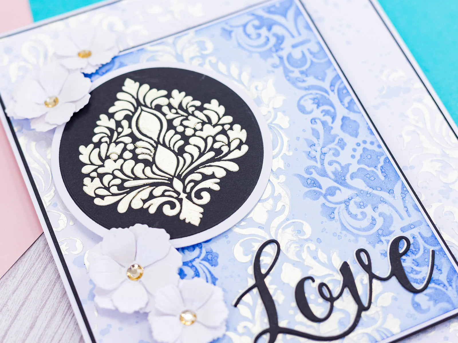 Crafter’s Companion Stencils - Swirls, Florals & Feathers