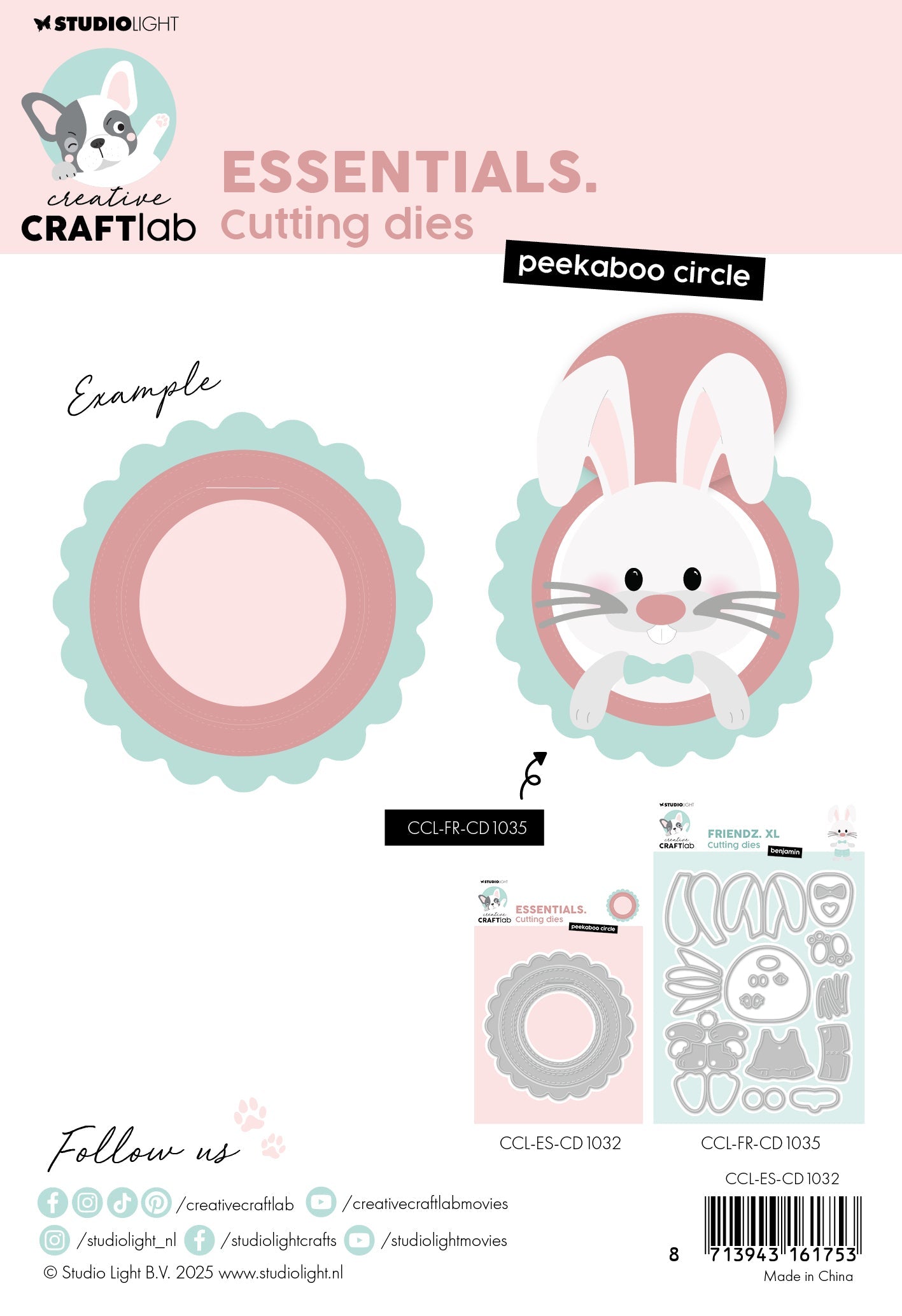 CCL Cutting Die Peekaboo Circle Essentials 3 Pieces