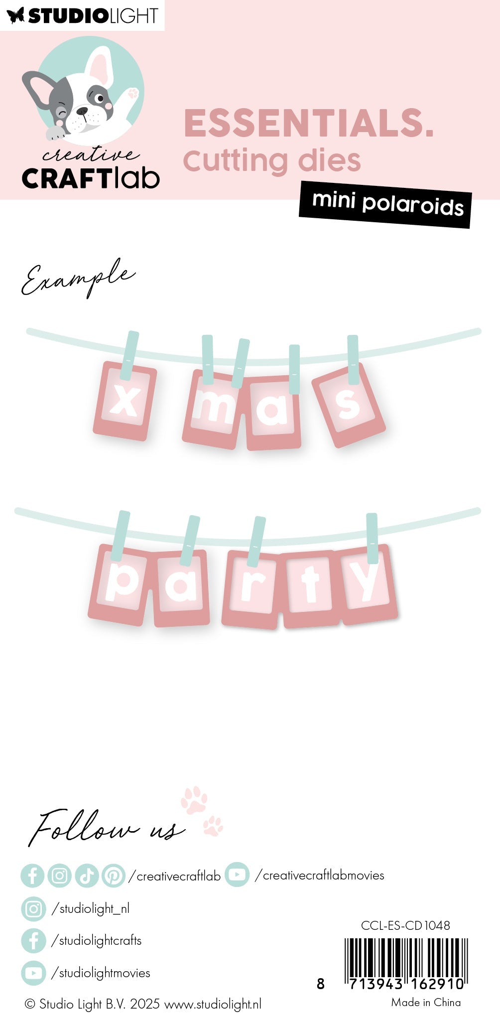 CCL Cutting Die Mini Polaroids Essentials 7 Pieces