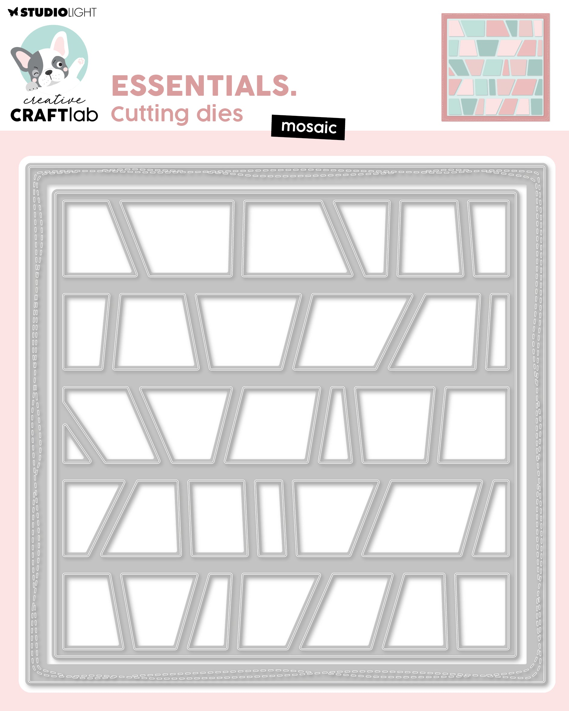 CCL Cutting Die Mosaic Essentials 2 PC