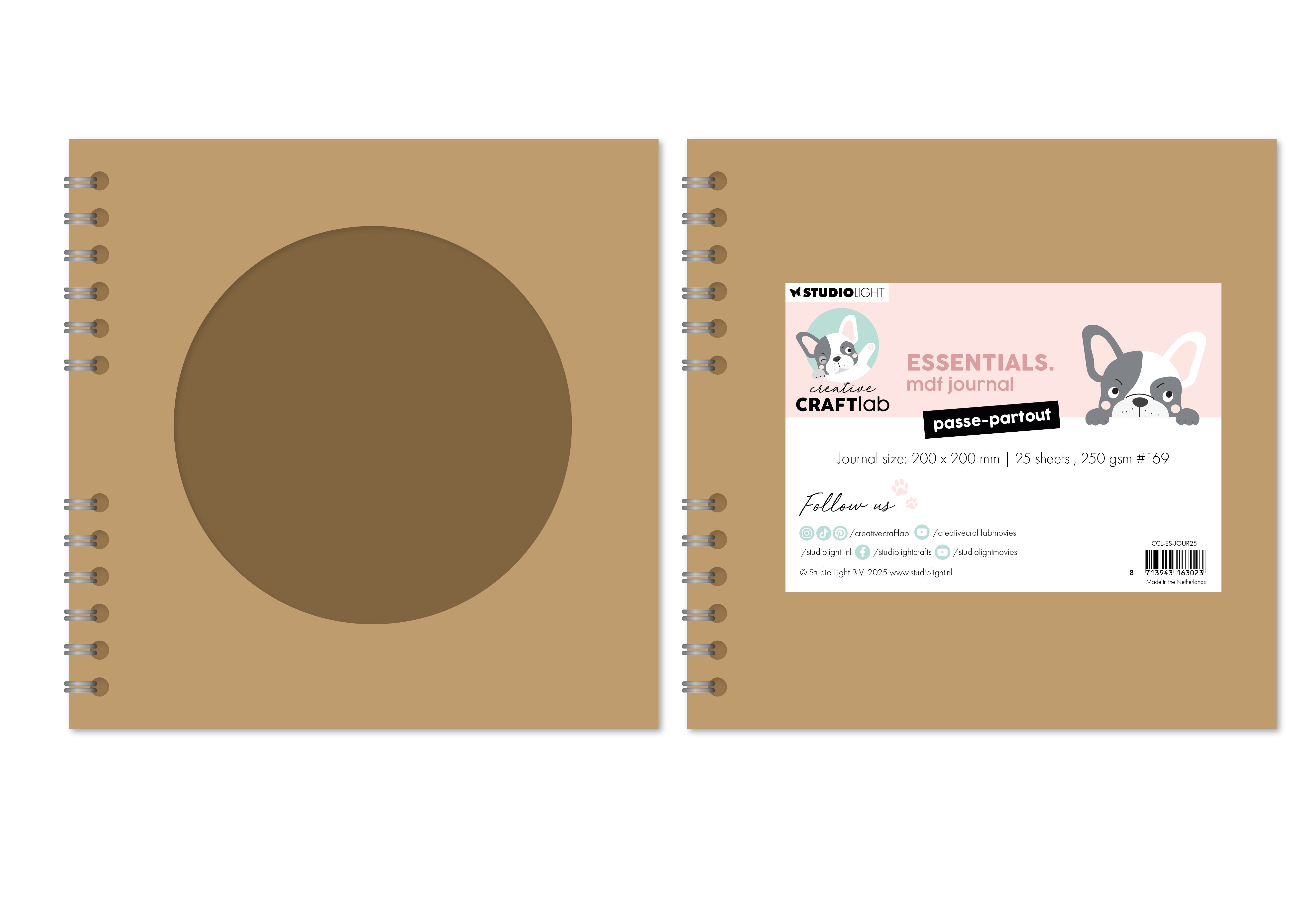 CCL MDF Journal Passe-Partout Essentials 1 Piece