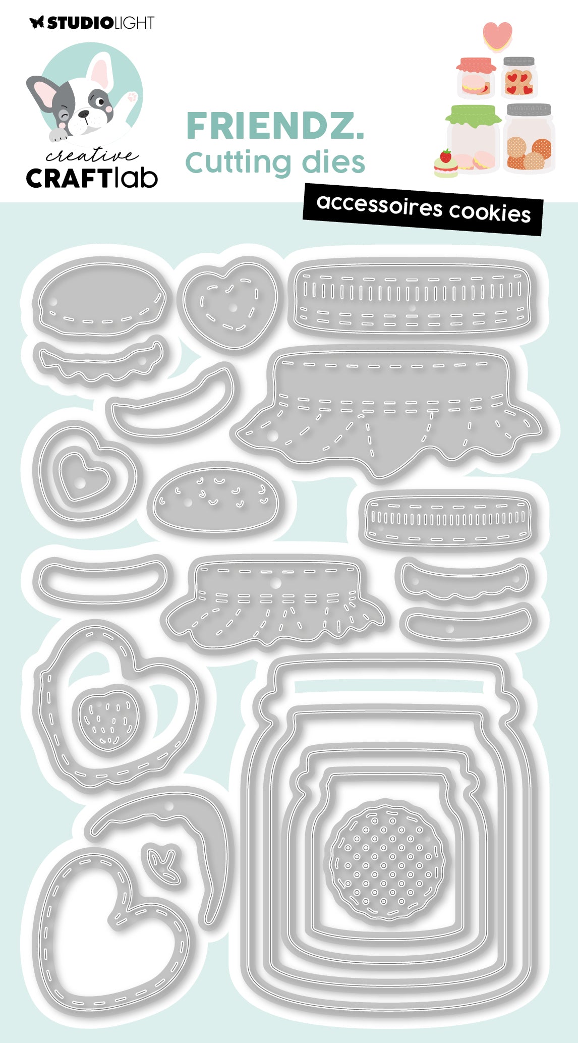 CCL Cutting Die Accessoires Cookies Friendz 23 PC