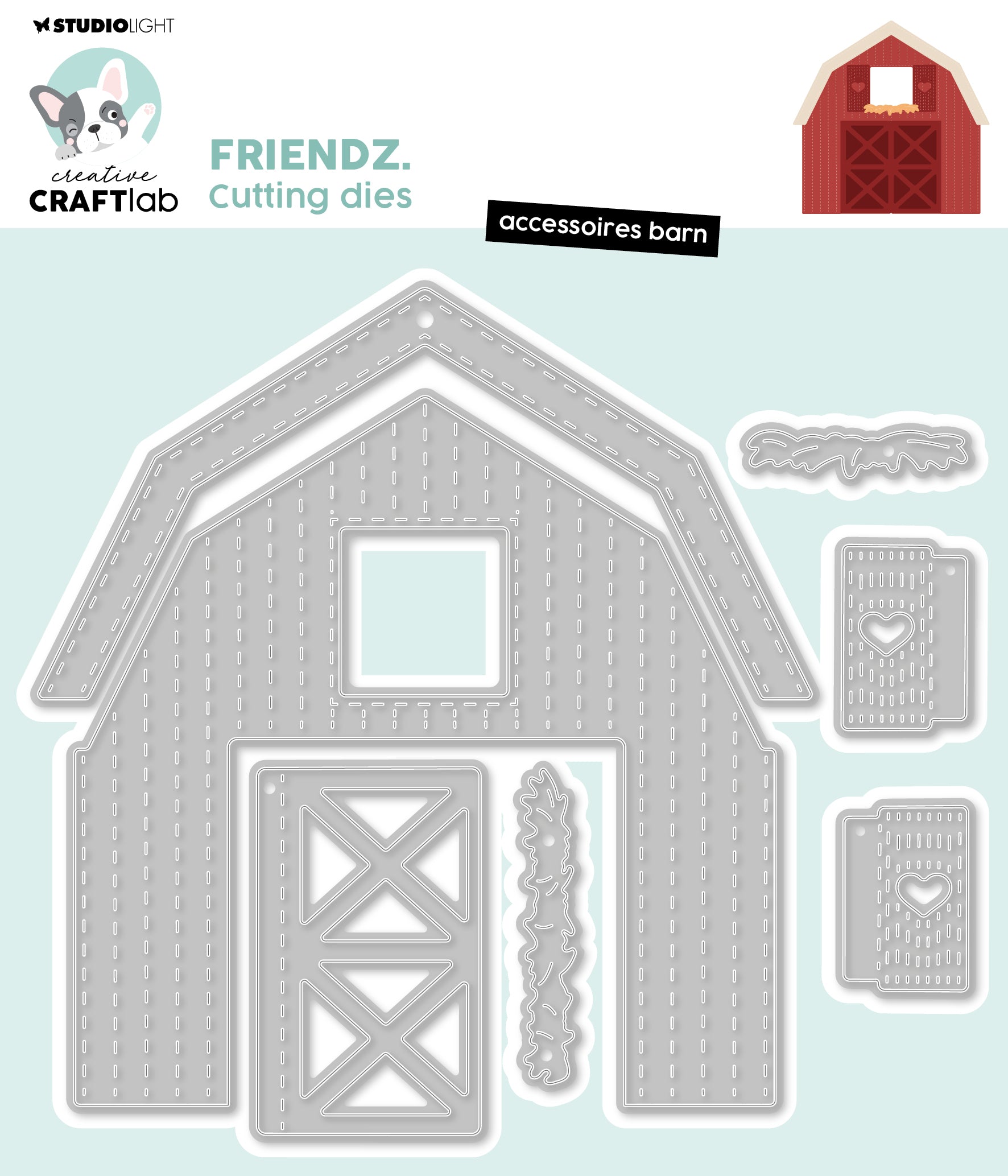 CCL Cutting Die Accessoires Barn Friendz 7 PC