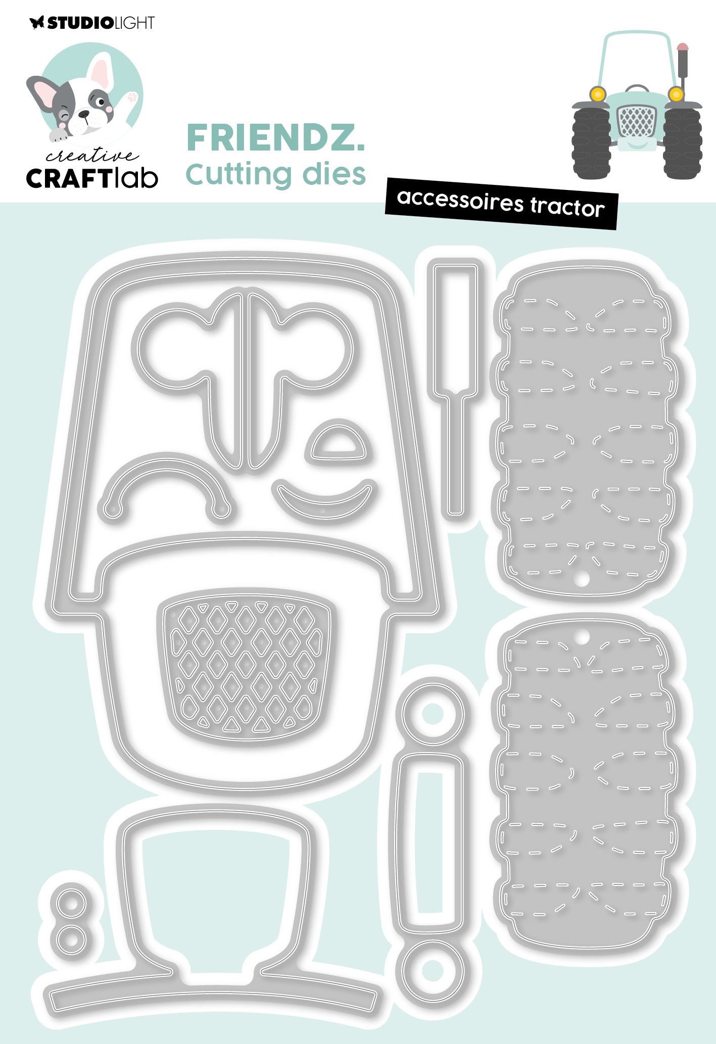 CCL Cutting Die Accessoires Tractor Friendz 13 PC