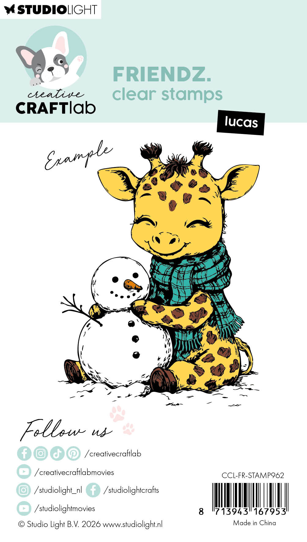 CCL Clear Stamps Lucas Friendz 1 Pieces