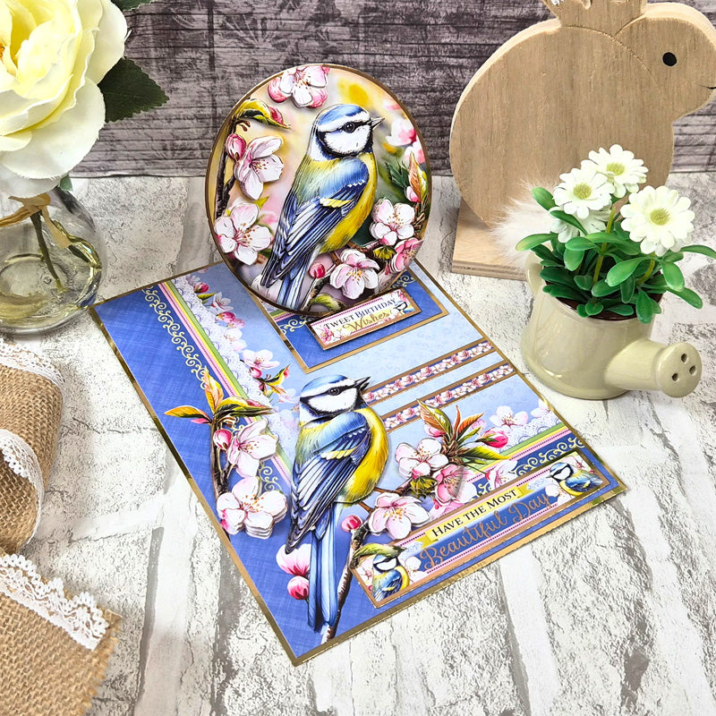 Spring Cheer Deco-Large Set - Beautiful Blue Tit