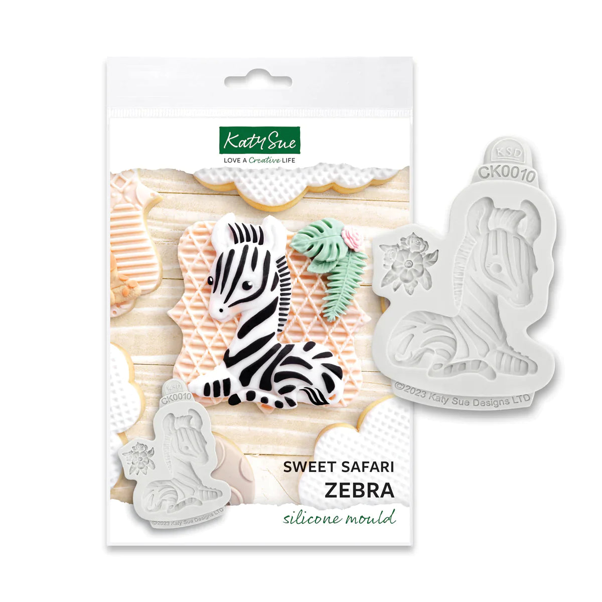 Sweet Safari Zebra Silicone Mould
