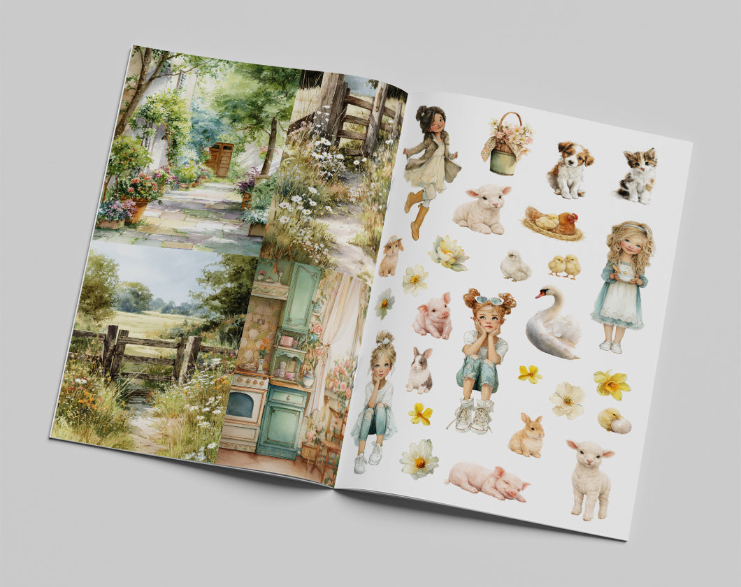 Creatief Art - "In Full Bloom" Book - Art Journaling