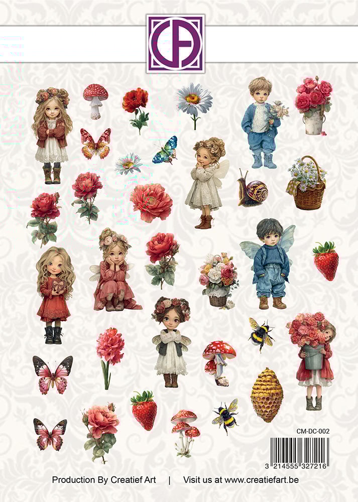 Creatief Art - Die-Cuts - Blush and Kisses - 46 pieces