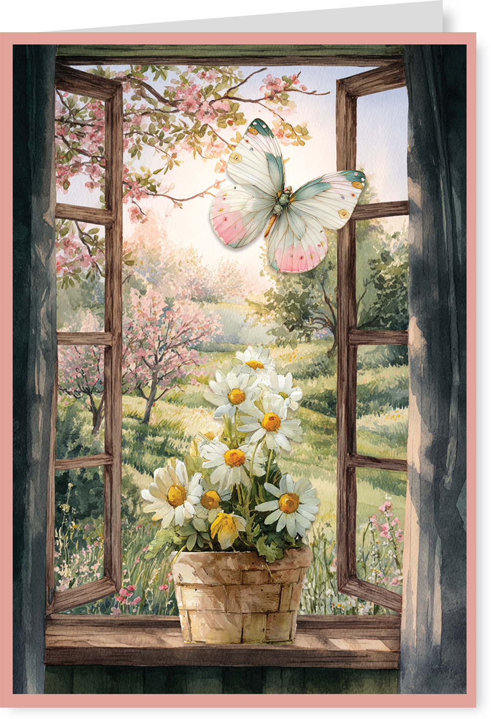 Creatief Art - Card Kit - In Full Bloom - 4 Pieces