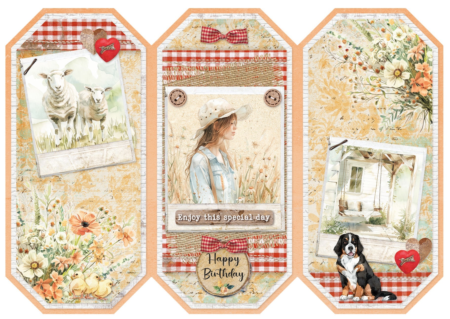 SL Card Making Pad Country Roads Essentials 14 Sheets
