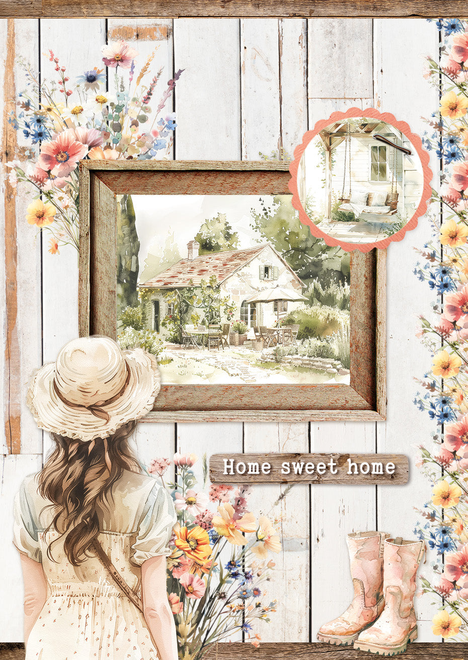 SL Card Making Pad Country Roads Essentials 14 Sheets