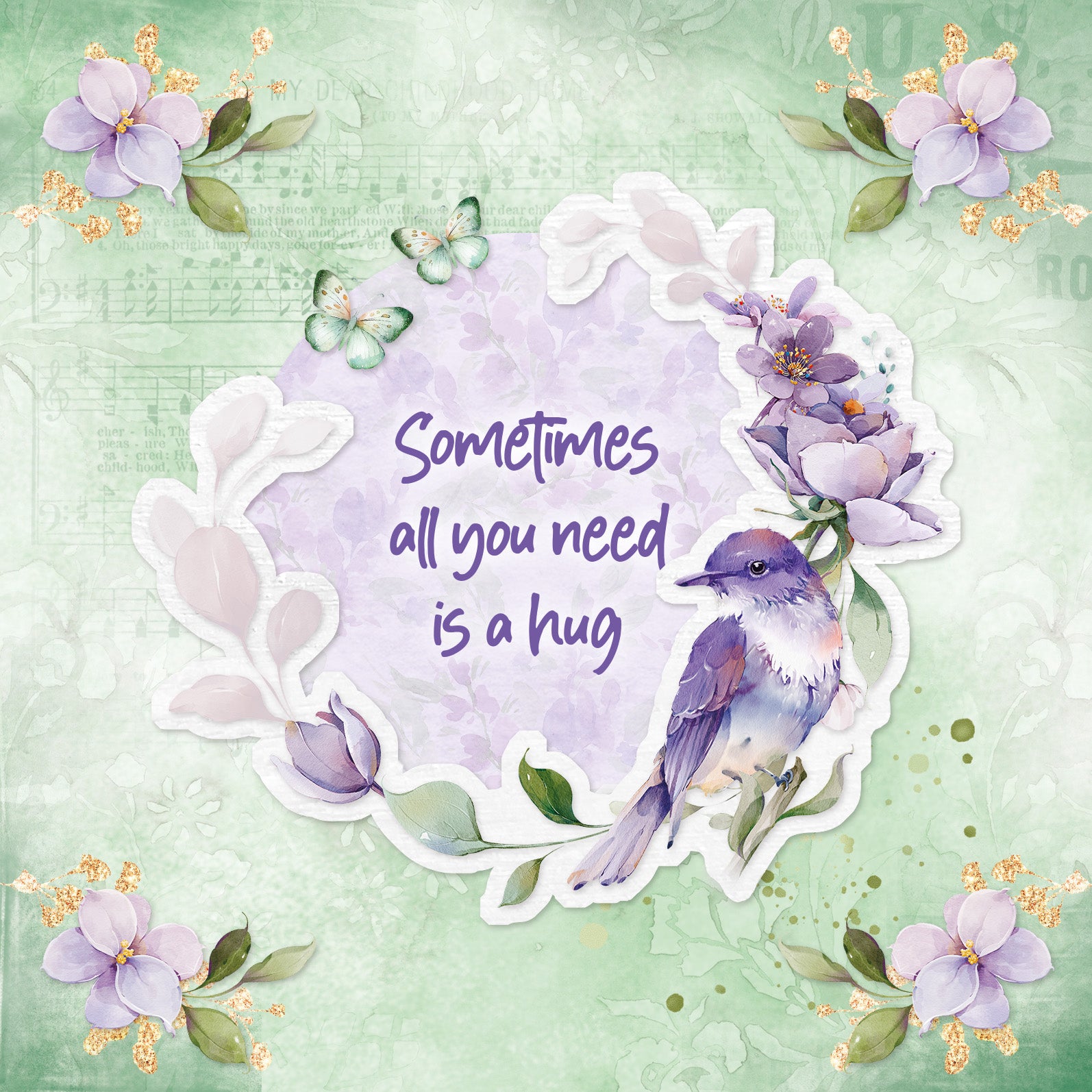 SL Card Making Pad Flowers Essentials 14 Sheets