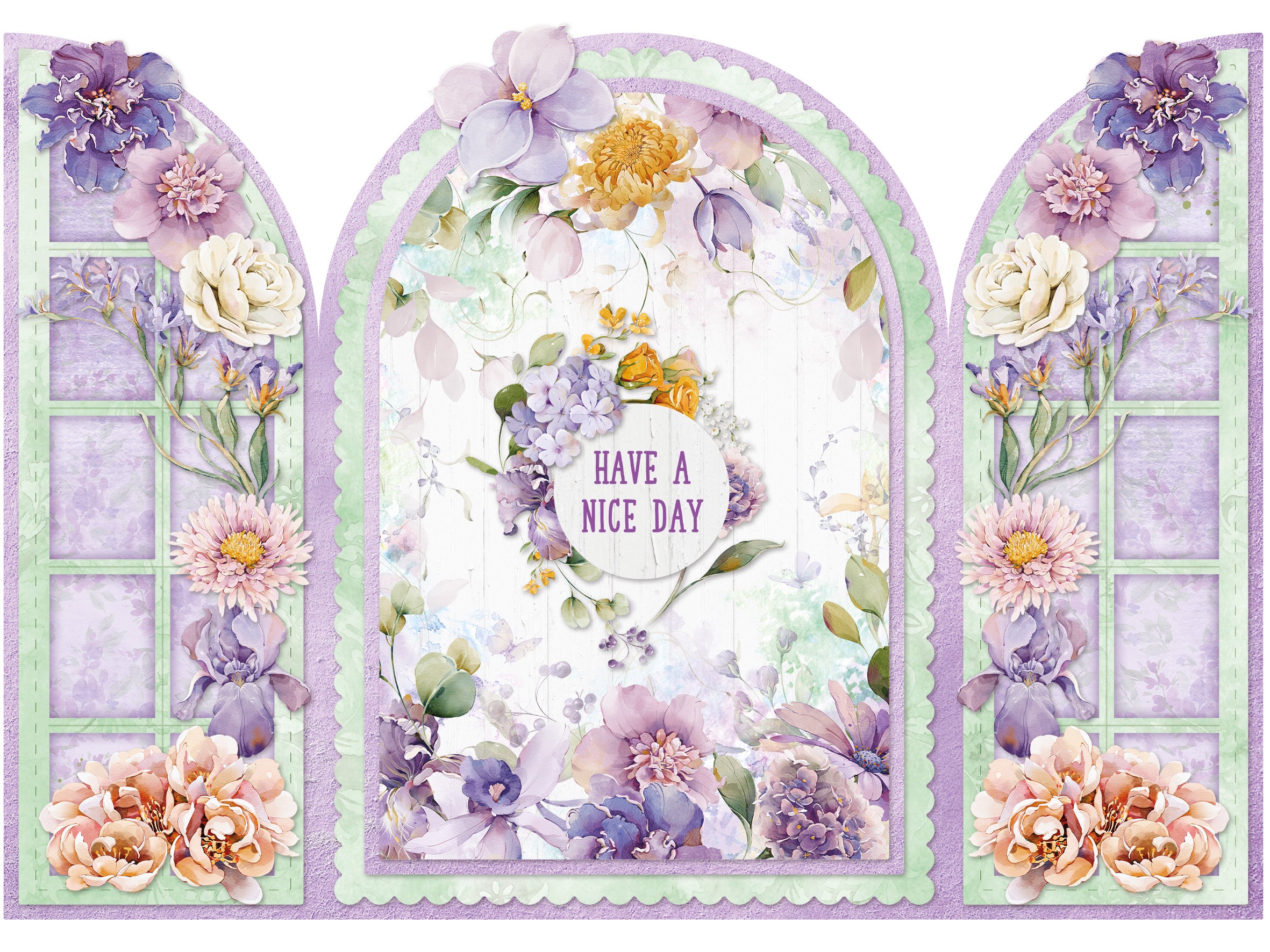 SL Card Making Pad Flowers Essentials 14 Sheets