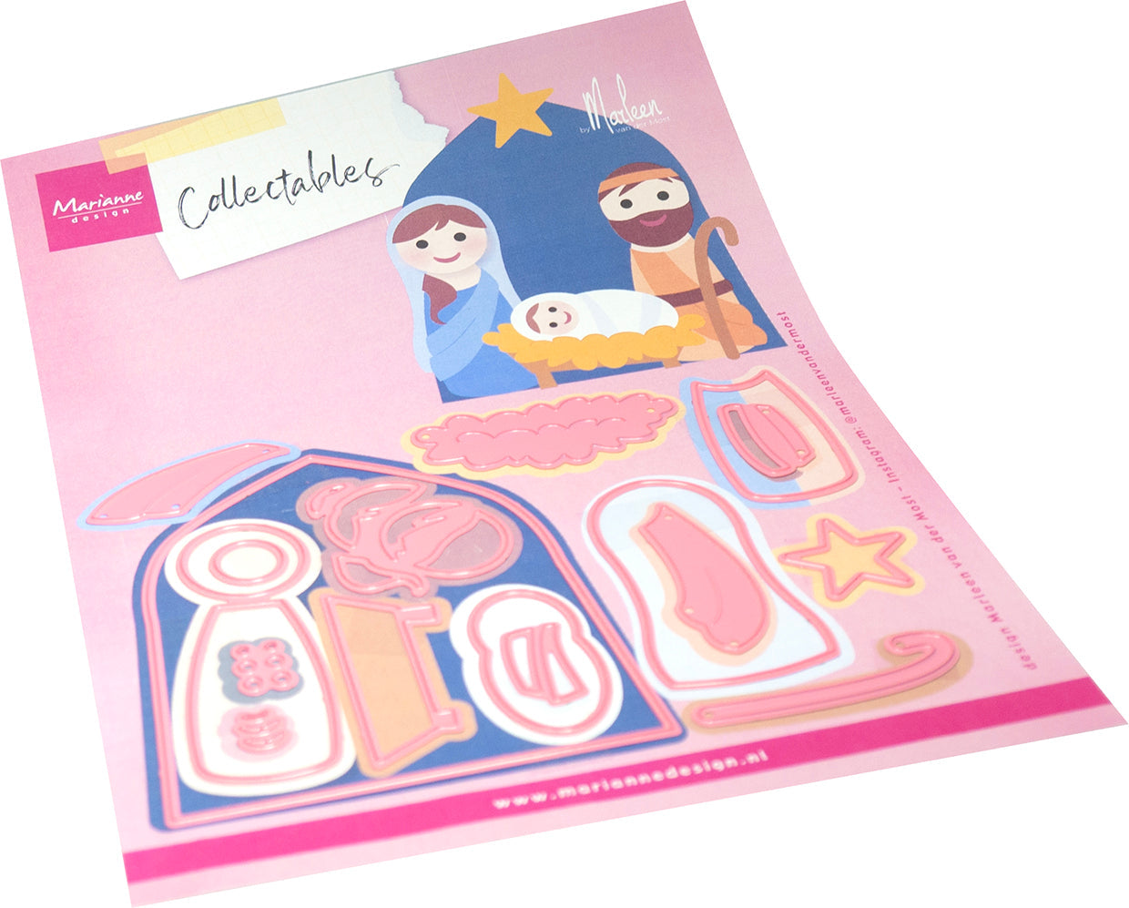 Marianne Design - Nativity set by Marleen