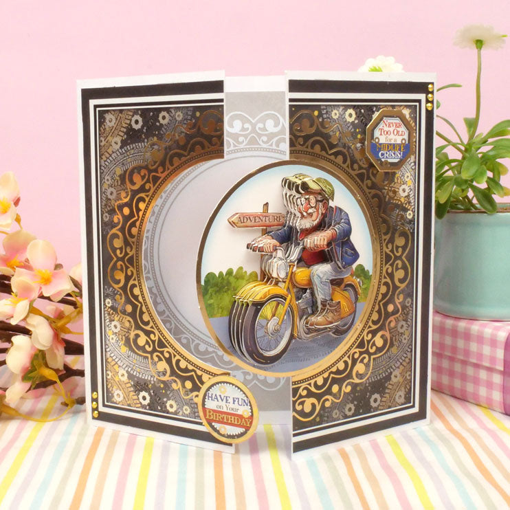 Delightful Golden Oldies Decoupage Card Kit