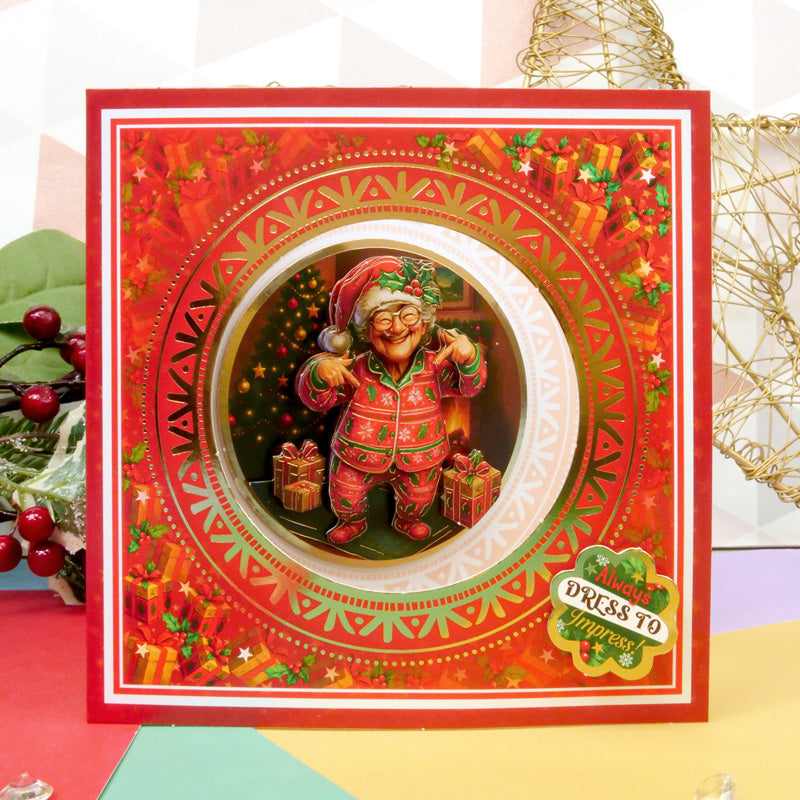 Delightful Golden Oldies Festive Fun Decoupage Card Kit