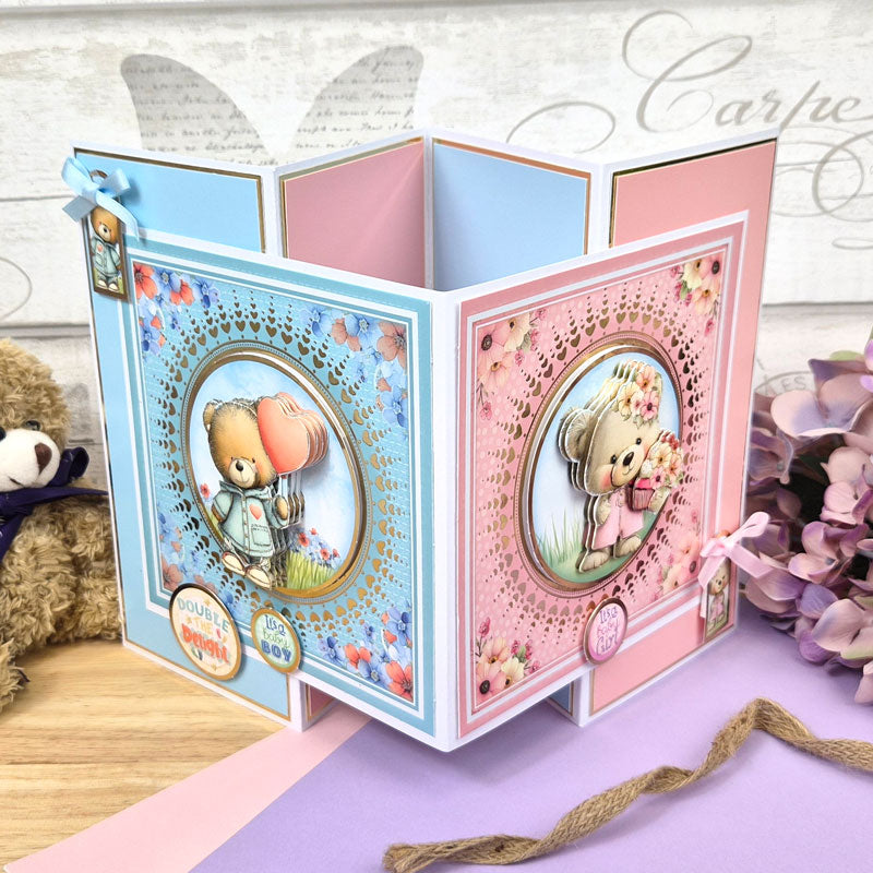 Delightful Bears Decoupage Card Kit