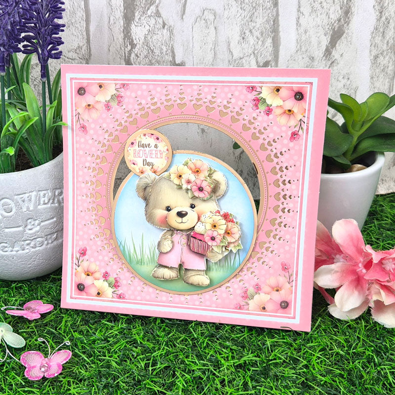 Delightful Bears Decoupage Card Kit