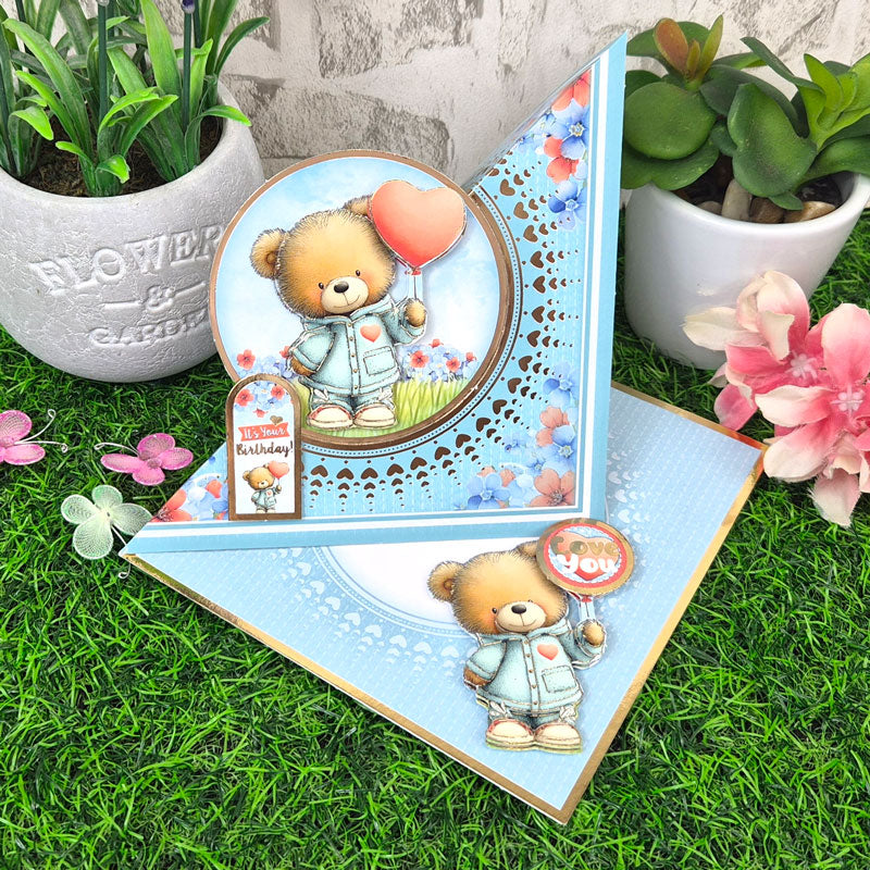 Delightful Bears Decoupage Card Kit