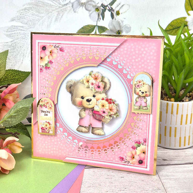 Delightful Bears Decoupage Card Kit