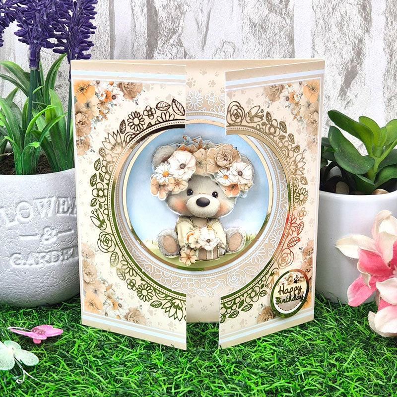 Delightful Bears Decoupage Card Kit
