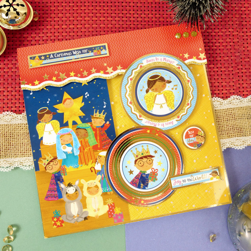 Away in a Manger Luxury Topper Set