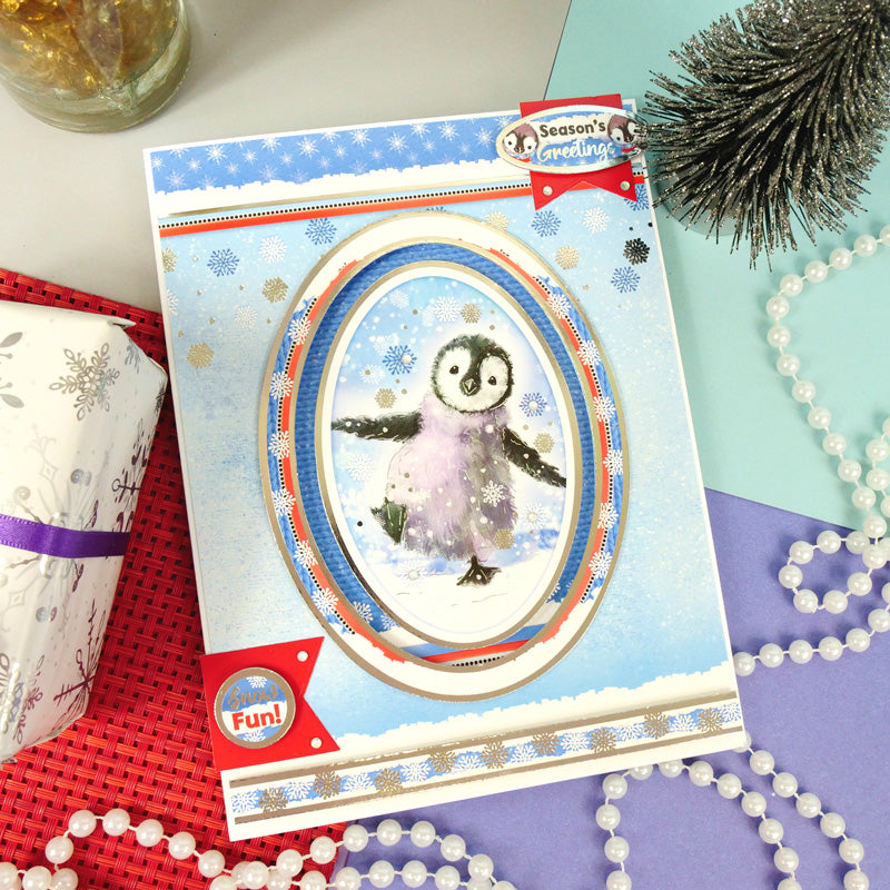 Penguin Party Luxury Topper Set