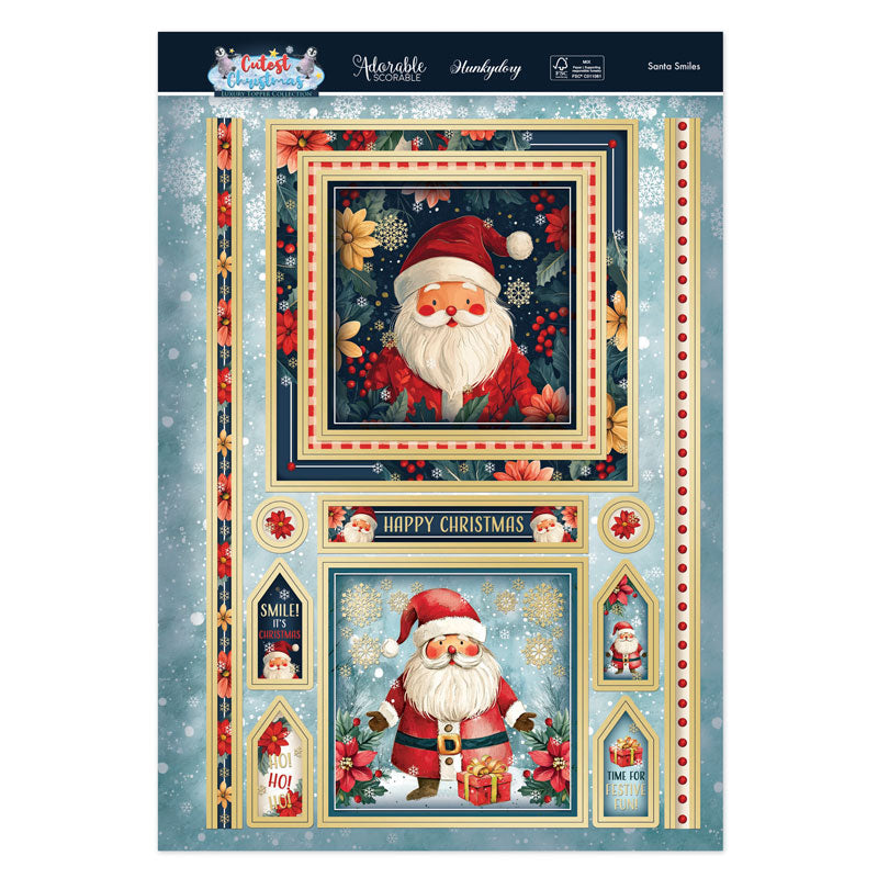 Santa Smiles Luxury Topper Set