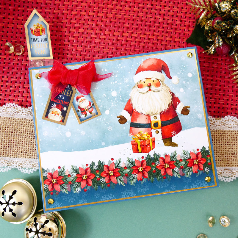 Santa Smiles Luxury Topper Set