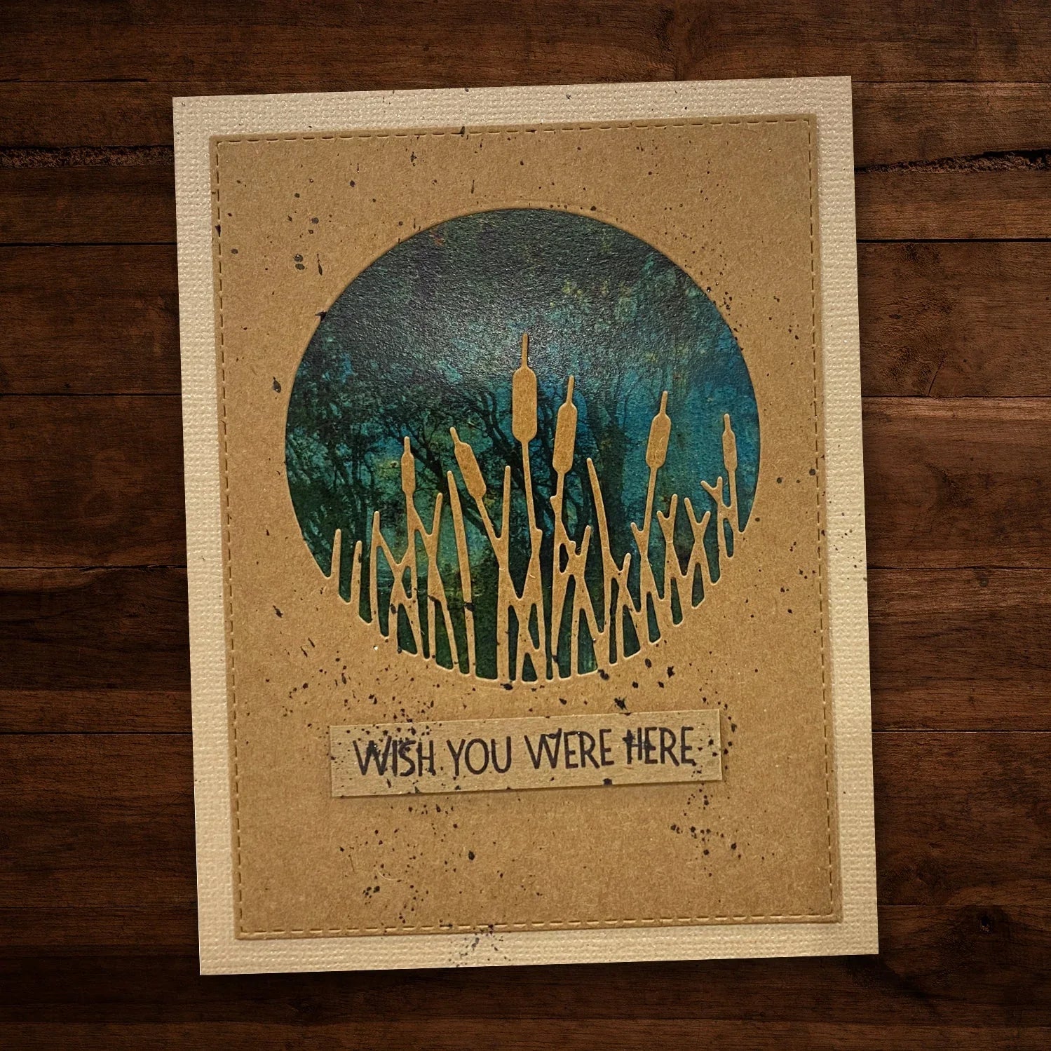 Cattails Circle Metal Cutting Die 23155