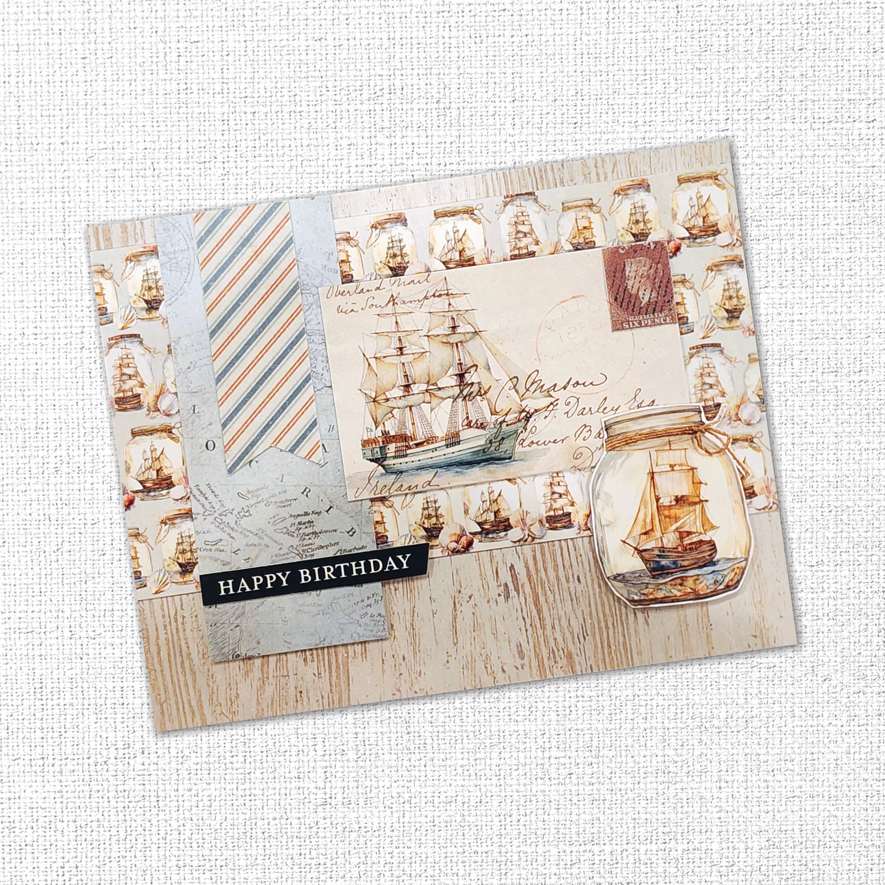 Seaside Memories 6x8" Tags & Tickets Embossed Die Cuts 35356