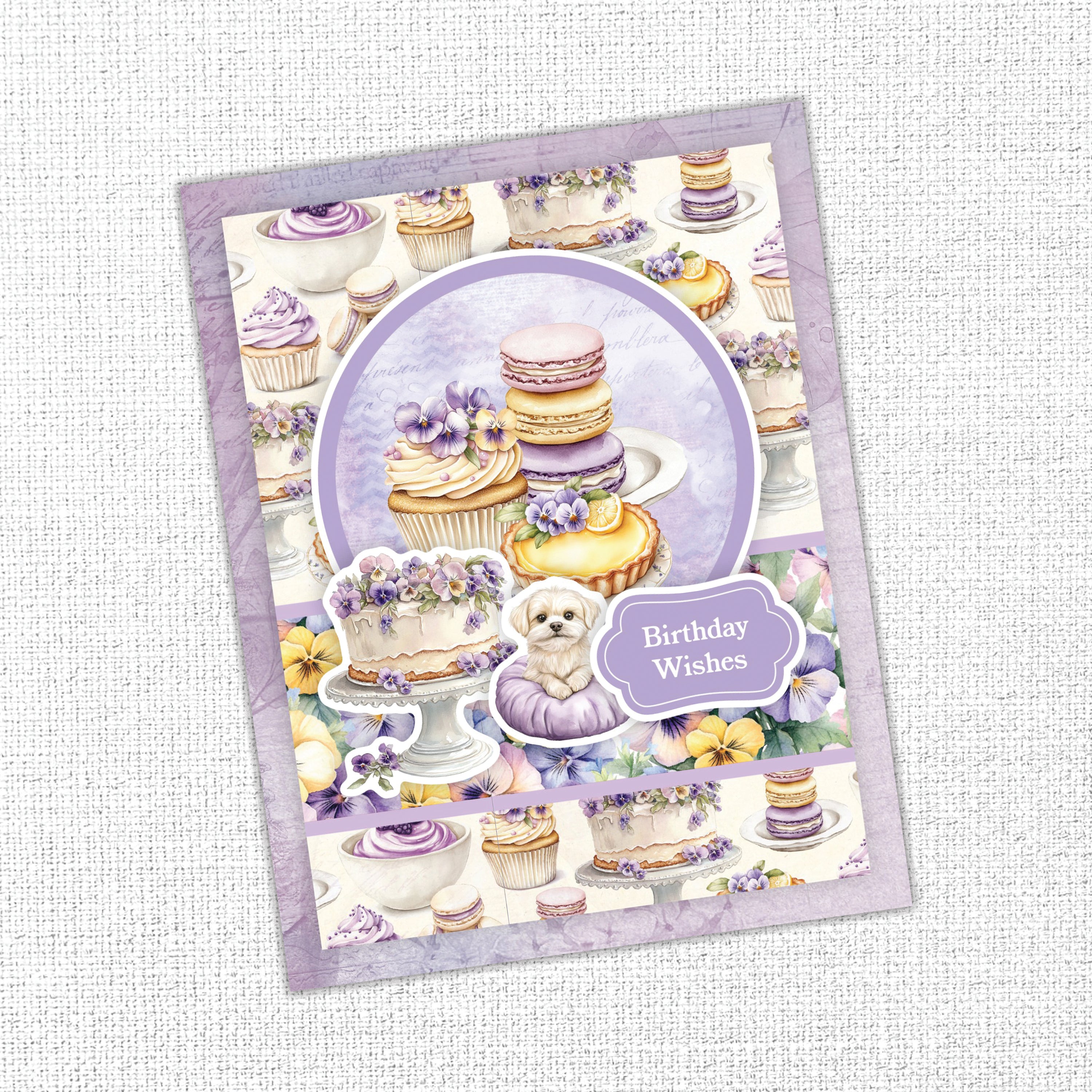 Petals & Pansies 6x8" Tags & Tickets Embossed Die Cuts 36424