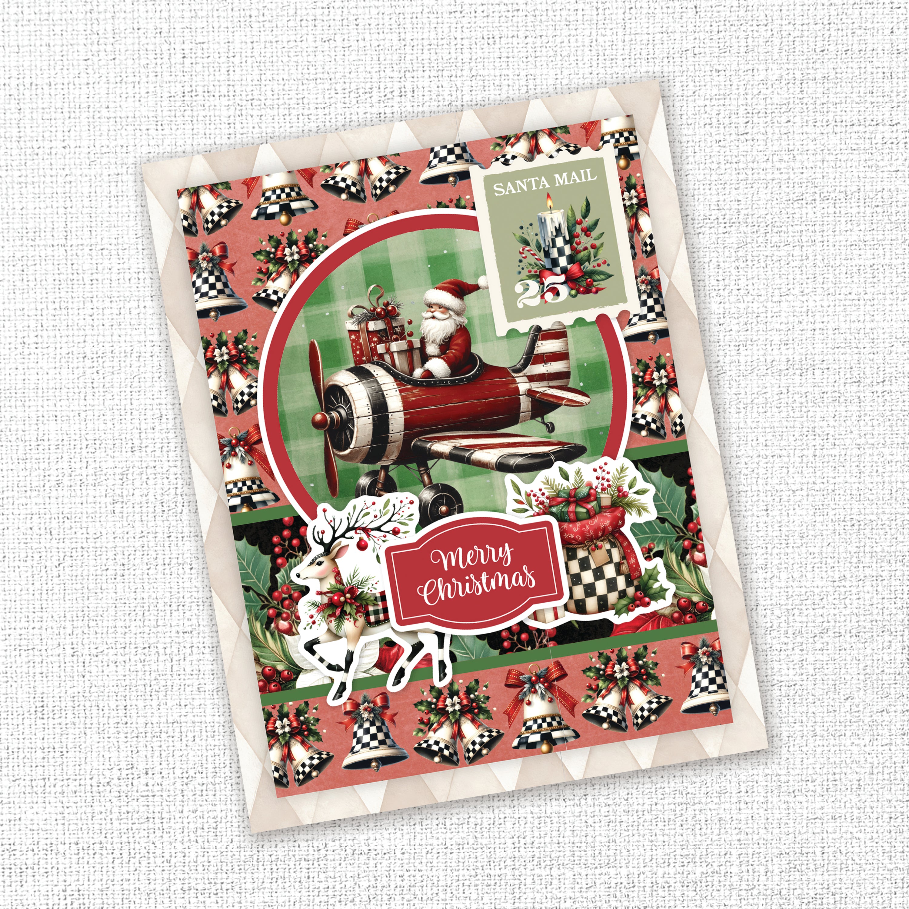 Christmas Wishes 6x8" Quick Cards Die Cuts 37144