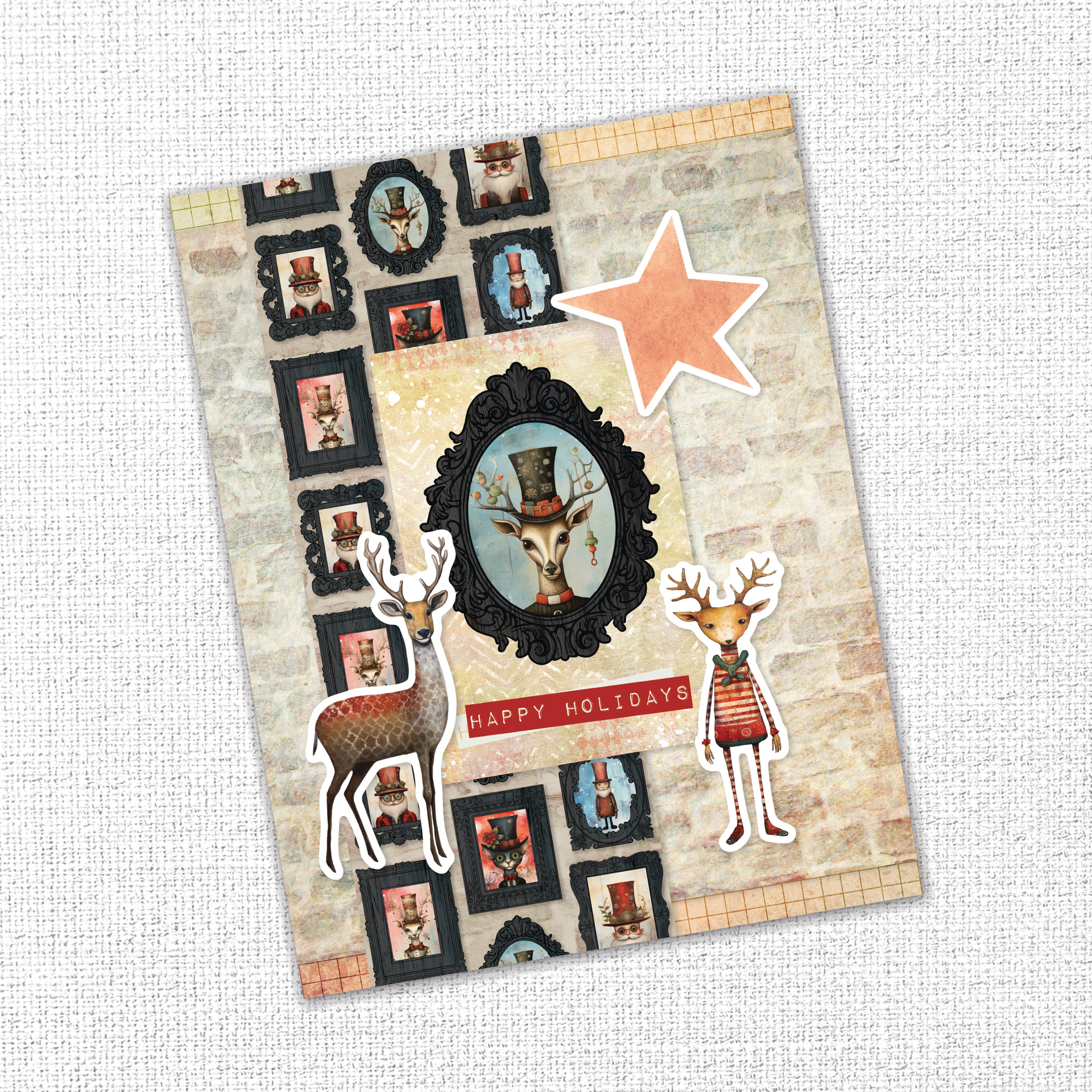 Merry and Bright Quick Cards Die Cuts 35704