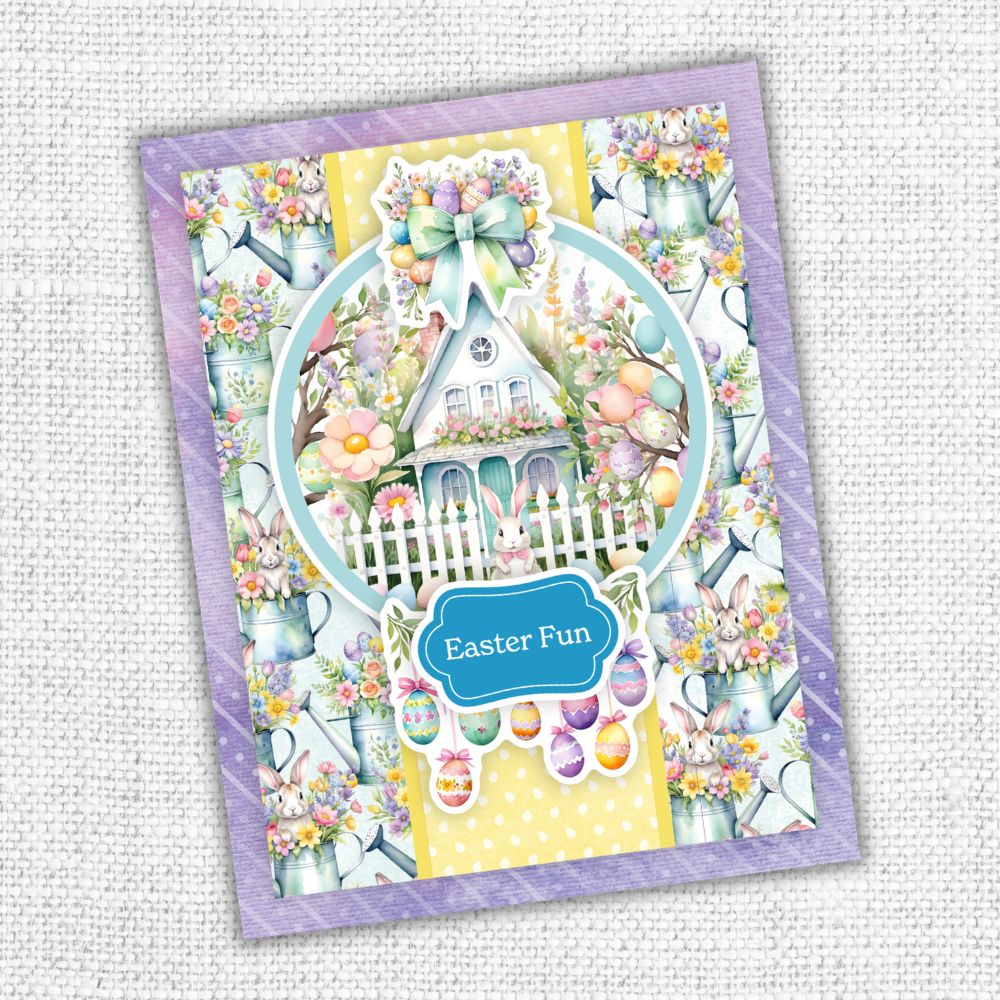 Hop Into Spring 6 x 8" Embossed Die Cuts 36130