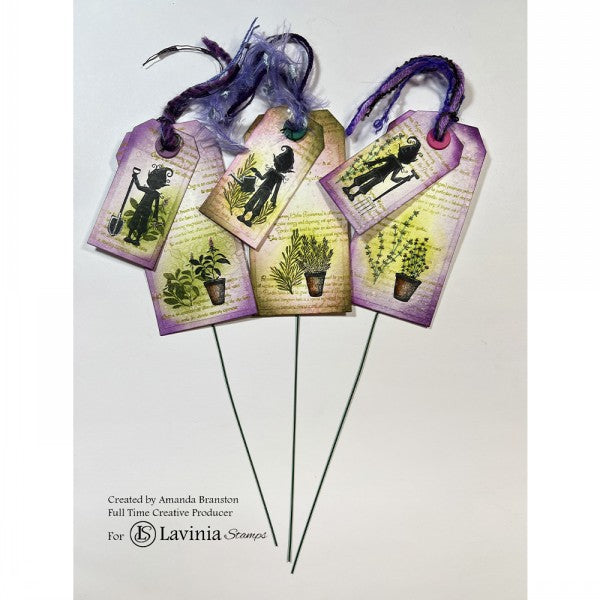 Rosemary & Thyme Pots Stamp