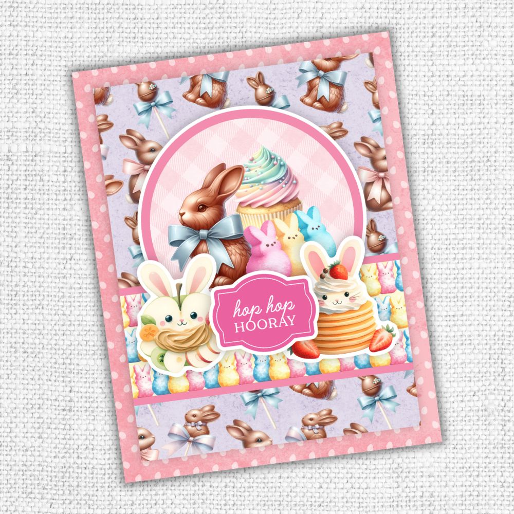 Hop Into Spring 6 x 8" Embossed Die Cuts 36130