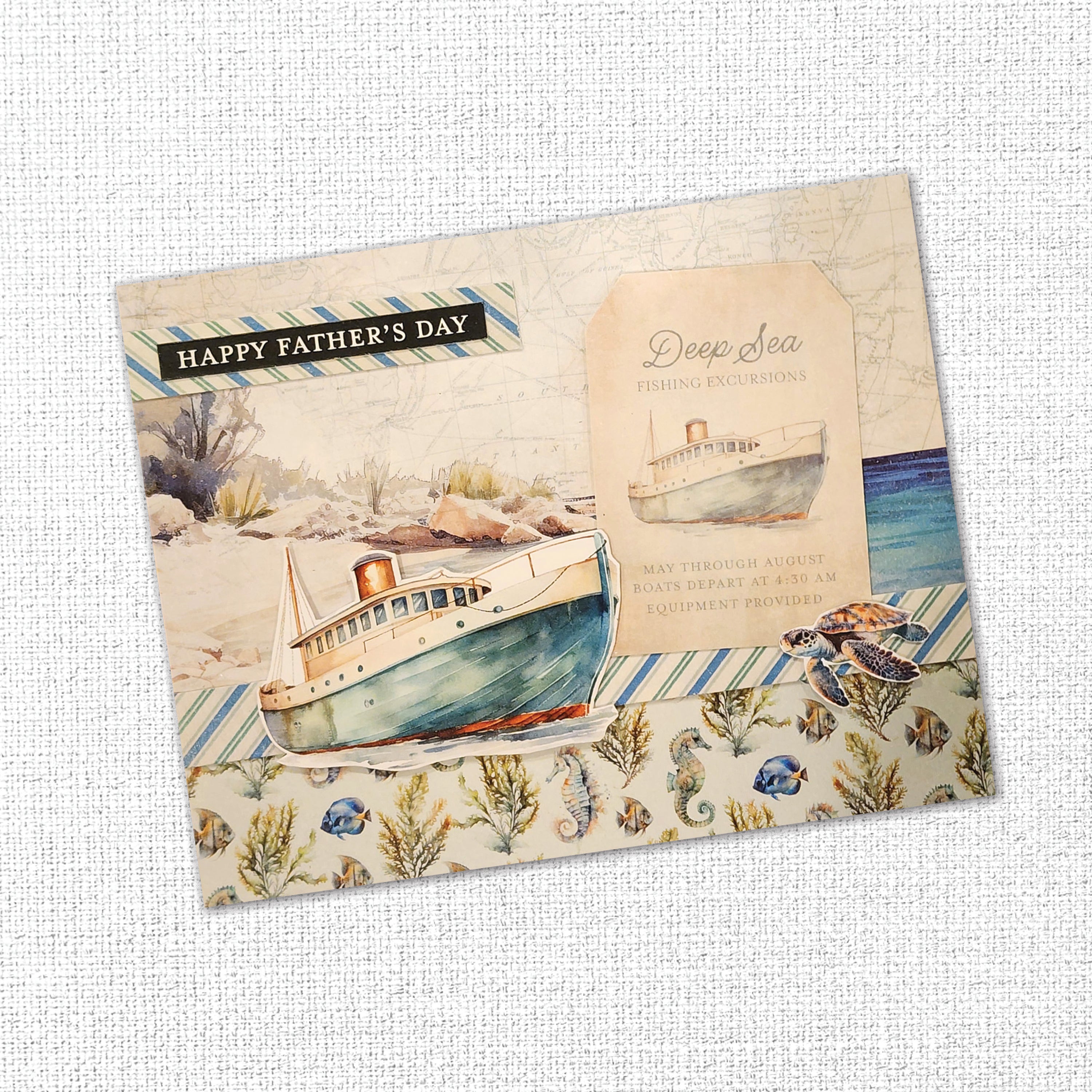 Seaside Memories Basics 12x12 Paper Collection 33774