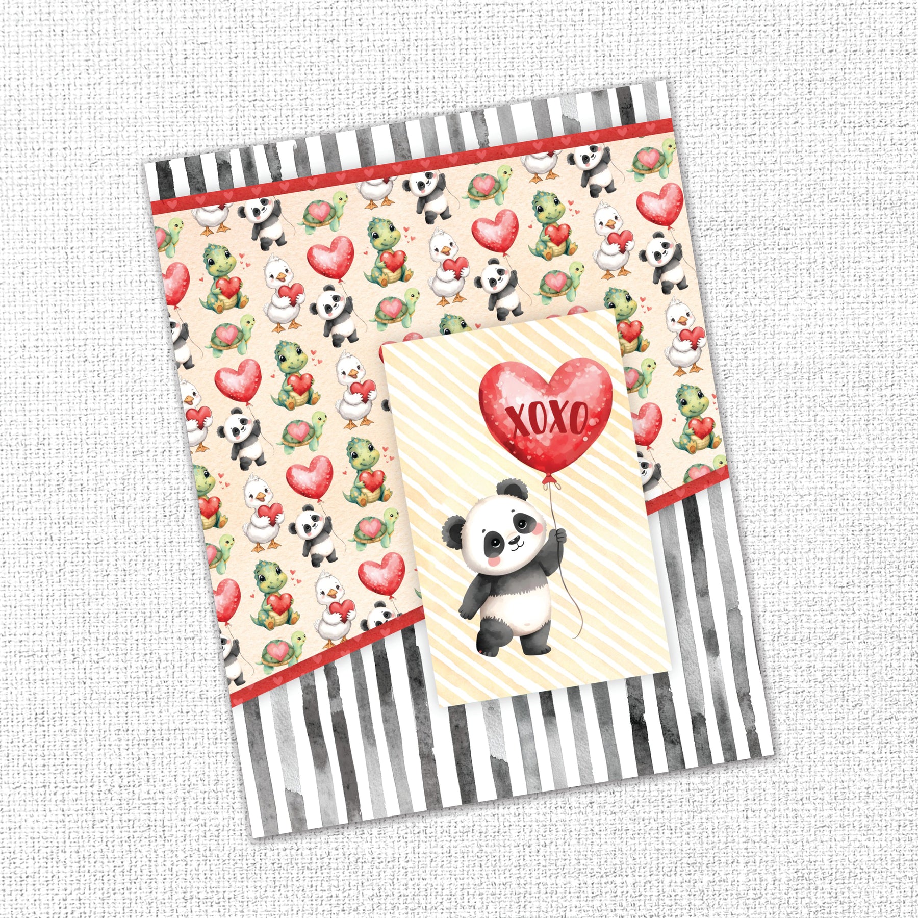 Perfect Pairs 6x8 Embossed Die Cuts 35800