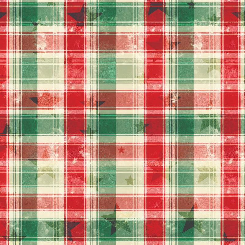 Creative Expressions Taylor Made Journals Christmas Plaid 8 in x 8 in Paper Pad