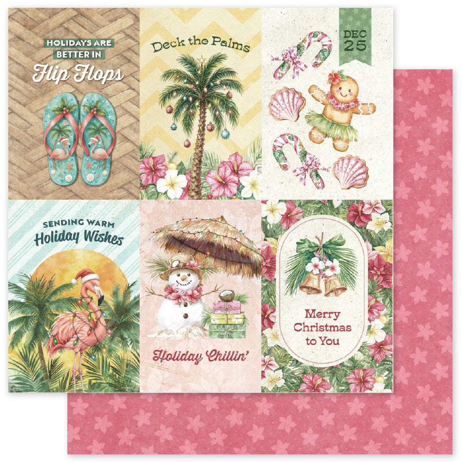 Christmas in Paradise E 12x12 Paper (12 pc Bulk Pack) 36931