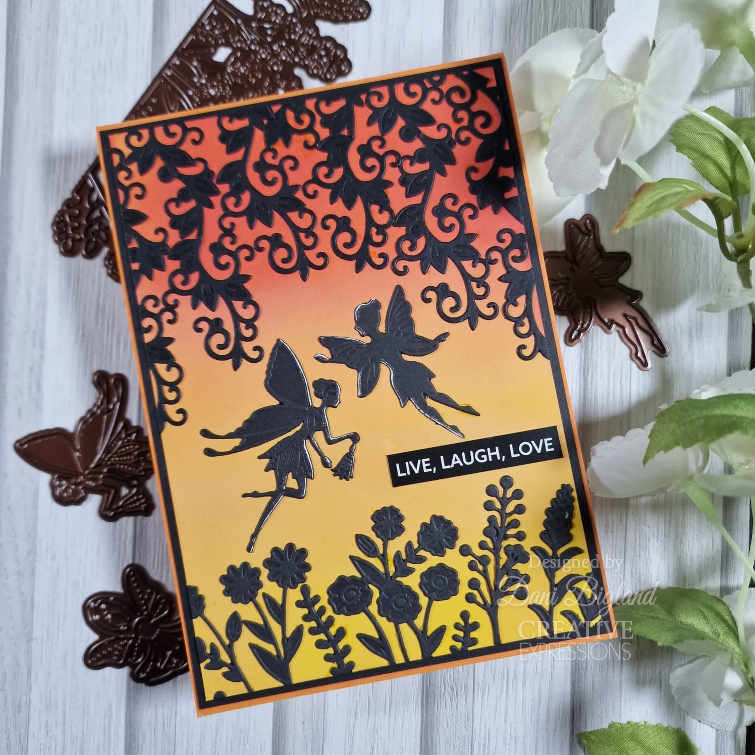 Creative Expressions Jamie Rodgers Fairy Village Floral Dwellings Craft Die