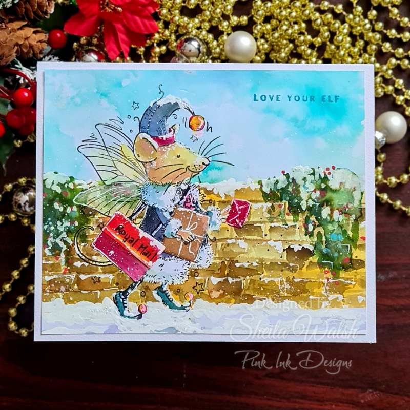 Pink Ink Designs Twist & Sprout 6 in x 8 in Clear Stamp Set