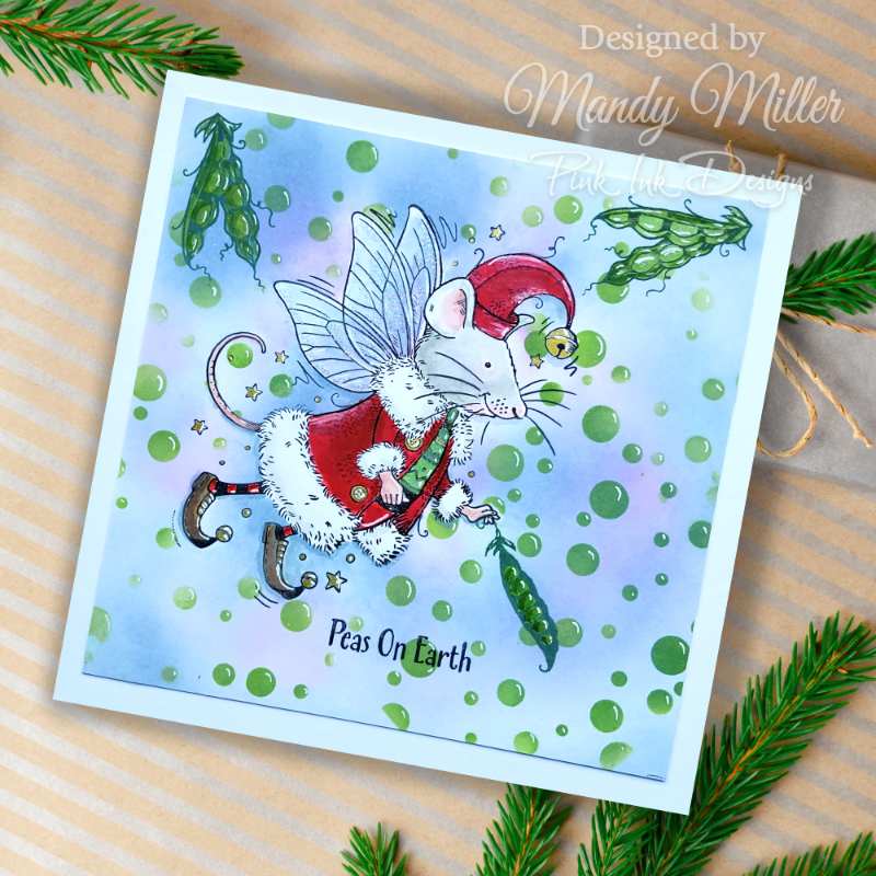 Pink Ink Designs Twist & Sprout 6 in x 8 in Clear Stamp Set